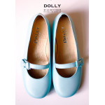 荷蘭精品Dolly MARY JANES名媛真皮童鞋-粉嫩藍